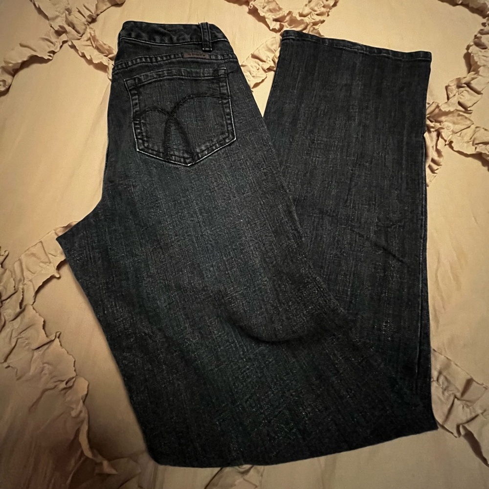Liz Claiborne/Women's Dark Blue Bootcut Jeans size 2P - Picture 4 of 7